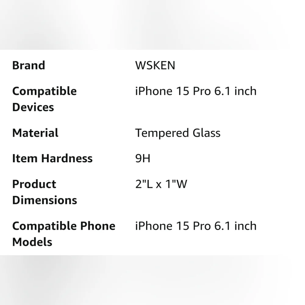 Wsken screen protector